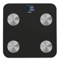 Digitale Personenweegschaal JATA HBAS1155 Zwart Glas Gehard glas 180 kg - thumbnail