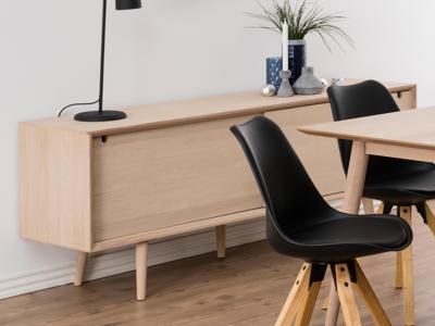 Dressoir CENTORO 2 schuifdeuren lichte eik Dressoir CENTORO 2 schuifdeuren lichte eik