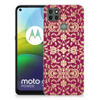 Siliconen Hoesje Motorola Moto G9 Power Barok Pink - thumbnail