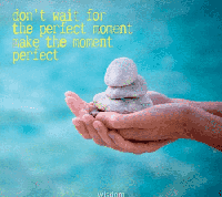 Dubbele Kaarten Don't Wait for the Perfect - thumbnail