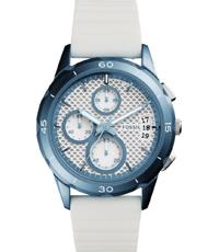 Horlogeband Fossil ES4222 Silicoon Wit 20mm