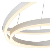 Lucide TRINITI - Hanglamp - Ø 80 cm - LED Dimb. - 3000K - Wit - thumbnail