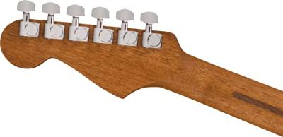 Fender American Acoustasonic Jazzmaster All-Mahogany Natural met deluxe gigbag
