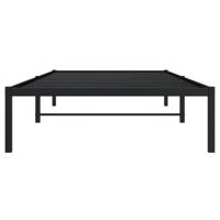 Bedframe metaal zwart 100x200 cm - thumbnail