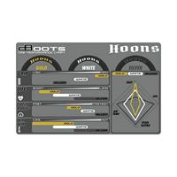 Dboots Hoons 53/107 2.9 Gold Belted 5-Spoke (Pair) (ARA550085) - thumbnail