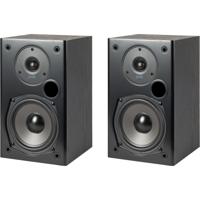 Polk T15 Boekenplankluidsprekers voor Home Cinema en Muziek, Set van 2, Stereoluidsprekers voor de Boekenplank, Ondersteunt Dolby, Speakers met 100 Watt, Klassieke look, Muurbevestiging Mogelijk - thumbnail