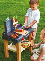 Ecoiffier zomer keuken met barbecue en pizzaoven - 27dlg. - thumbnail