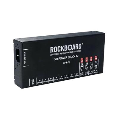 RockBoard ISO Power Block V12 IEC multi-voeding voor effectpedalen - thumbnail