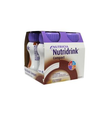 Nutridrink Compact chocolade 125ml 4 Stuks Nutridrink Compact chocolade 125ml 4 Stuks