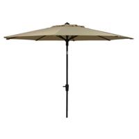 Parasol PAROS 300cm opdraai ecru - thumbnail