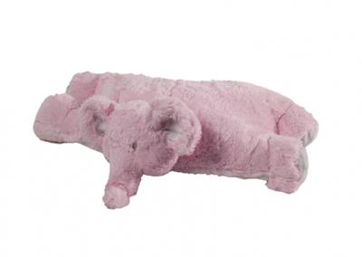 Gamberritos knuffeldeken fleece 35 x 25 cm roze