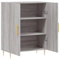 Dressoir 69,5x34x90 cm bewerkt hout grijs sonoma eikenkleurig - thumbnail