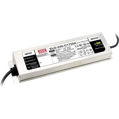 MEAN WELL LED Treiber LED-driver Constante stroomsterkte 239.4 W 700 - 1400 mA 86 - 171 V/DC Montage op ontvlambare oppervlakken, Geschikt voor meubels,