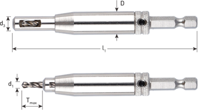 Rotec hss scharnierboor | 1/4"-bitopn. e6.3 | ø2,0 (schroef ø3-3,5) - 268.0001