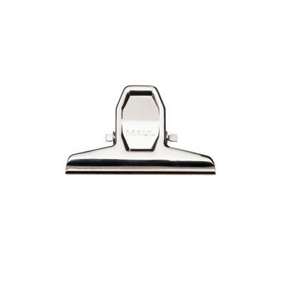 Papierklem MAUL Pro 75mm capaciteit 20mm zilver 2 stuks Papierklem MAUL Pro 75mm capaciteit 20mm zilver 2 stuks