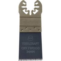 TOOLCRAFT TO-4985394 Chroom-vanadium staal Invalzaagblad 1 stuks 34 mm 1 stuk(s) - thumbnail