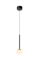 Lucide CALINA - Hanglamp - Ø 9,9 cm - LED Dimb. - CCT - 1x7W 2200K/3300K - Met vervangbare LED-module - Zwart | Premium - thumbnail
