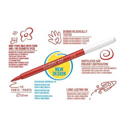 Carioca viltstift Joy, 100 stiften in een plastic pot