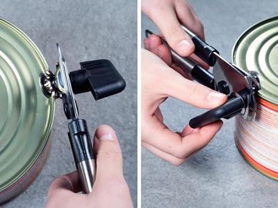 Leifheit Proline blikopener rvs