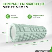 Tunturi Yoga Grid Foam Roller 33 cm | Ø 13 cm | mint - thumbnail
