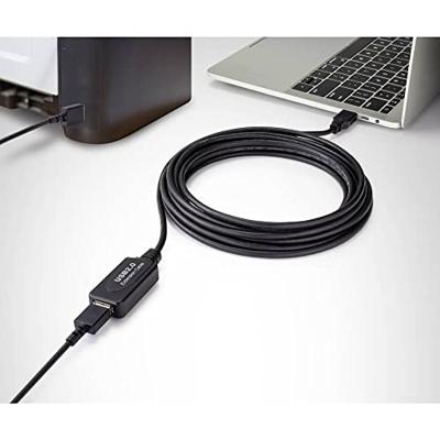 Renkforce RF-4535084 USB-kabel USB 2.0 USB-A stekker, USB-A bus 10.00 m Zwart Actief met signaalversterking Renkforce RF-4535084 USB-kabel USB 2.0 USB-A stekker, USB-A bus 10.00 m Zwart Actief met signaalversterking