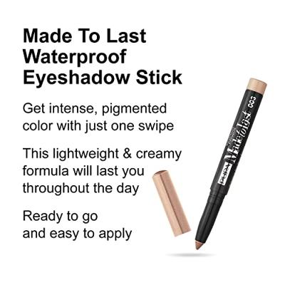 Pupa Milano - Pupa Made To Last Waterproof Eyeshadow 1.40 g 003 Nude Gold Oogschaduw 1.4 g