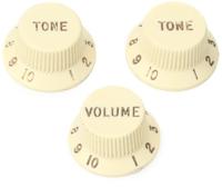 Fender Roadworn Strat Knobs Aged White (set van 3) - thumbnail