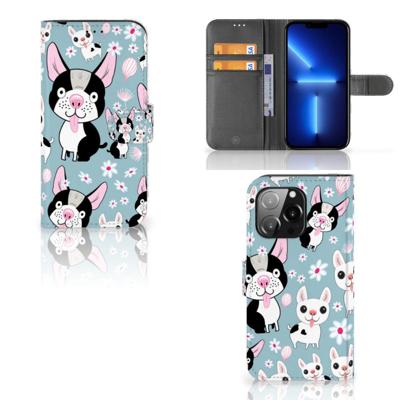 iPhone 13 Pro | Telefoonhoesje | Met pasjeshouder | Hondjes