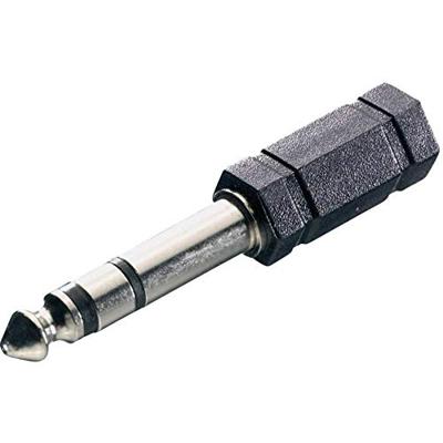 SpeaKa Professional SP-7870252 jack audio adapter [1x jack plug 6,35 mm - 1x jack 3,5 mm] zwart