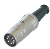 Neutrik NTR-NYS323 Connector Din Male Metaal Zilver - thumbnail