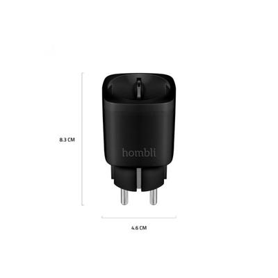 EU Smart Socket Promo Pack 2-plus-1 Black Stekker Hombli - Hombli