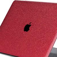Lunso MacBook Pro 13 inch M1/M2 (2020-2022) cover hoes - case - Glitter Rood - thumbnail
