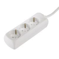 Hama Distribution Panel 3 Sockets Child-proof 3 M White - thumbnail