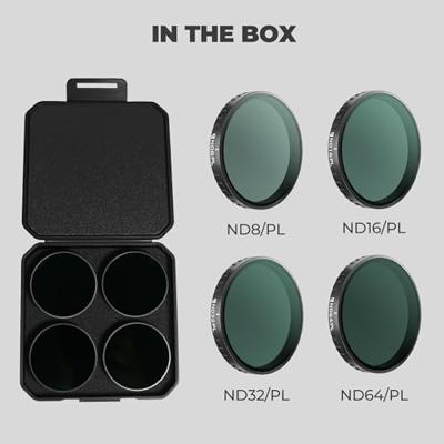 Freewell DJI Osmo Action 6 Filters - Bright Day - 4 Pack