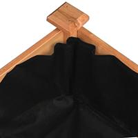 Plantenbak verhoogd met voering 240x45x25 cm vurenhout bruin - thumbnail