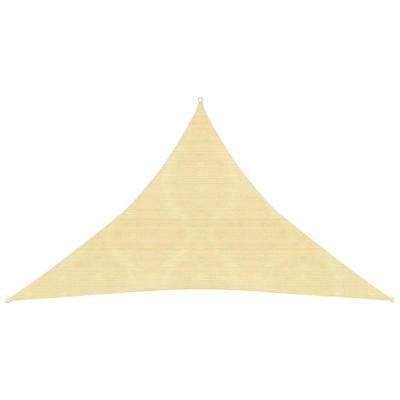VidaXL Zonnezeil 160 g/m² 5x5x6 m hdpe beige