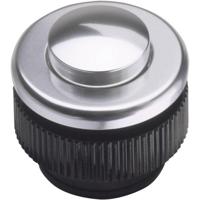 Grothe 62032 Belknop 1-voudig Aluminium 12 V/1,5 A - thumbnail