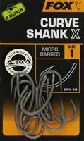 Fox Edges Curve Shank X 10st. Size 1 - thumbnail