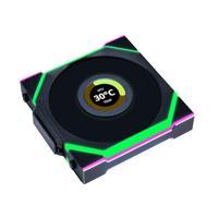 Lian Li UNI FAN SL Wireless LCD Reverse Blade 120mm 1-Pack Black - thumbnail