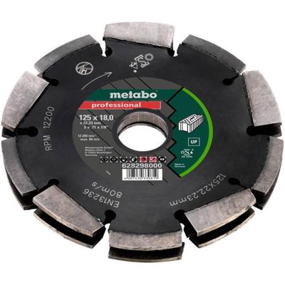 Metabo 628298000 Groeffrees Hardmetaal Afmeting, Ø 125 mm Schachtdiameter 22.23 mm 1 stuks Metabo 628298000 Groeffrees Hardmetaal Afmeting, Ø 125 mm Schachtdiameter 22.23 mm 1 stuks