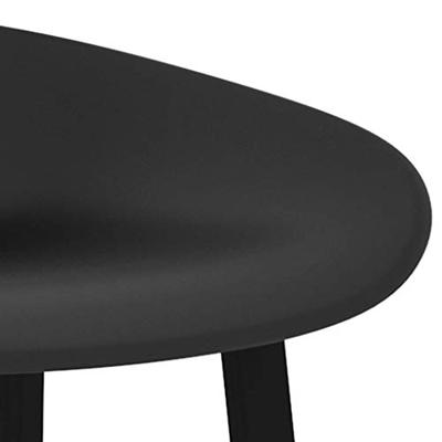 Barstoelen 4 st zwart