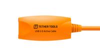 Tether Tools CU3017 USB-kabel USB 3.2 Gen1 (USB 3.0 / USB 3.1 Gen1) USB-A stekker, USB-A bus 5.00 m Oranje - thumbnail