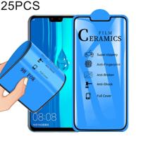 25 stuks 2.5 D volledige lijm volledige cover keramiek film voor Huawei P Smart Z/Y9 Prime (2019) - thumbnail