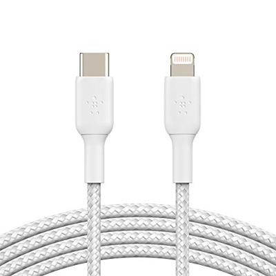 Belkin BOOSTCHARGE gevlochten USB-C naar Lightning kabel