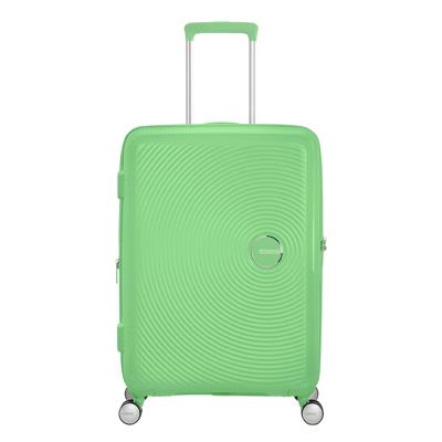 American Tourister trolley Soundbox Spinner 67 cm. Expandable groen American Tourister trolley Soundbox Spinner 67 cm. Expandable groen