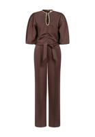 Aaiko Gina Fancy Vis 436 Jumpsuit 191317 Spicy Chocolate - thumbnail