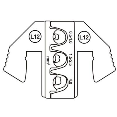 TOOLCRAFT TO-9616536 Krimpstempel SPT K-contact (SWS), MCP contact (SWS) 0.5 tot 4 mm² Geschikt voor merk TOOLCRAFT