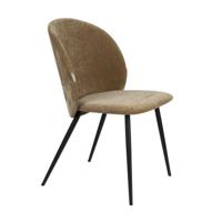 Zuiver Eetkamerstoel 'Cozy' Velvet, kleur Mustard - thumbnail