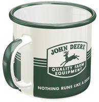 John Deere farm emaille mok - thumbnail