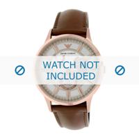 Horlogeband Armani AR4662 Leder Bruin 22mm - thumbnail